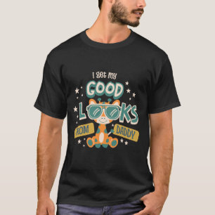 T-shirt Beaux Traits De Papa Citation Drôle Pour Enfants