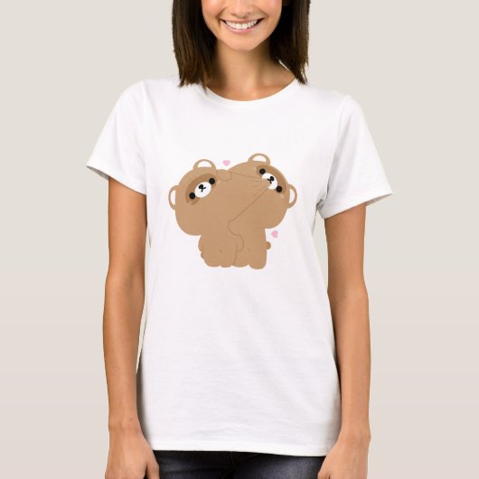 T-shirt Beaver Couple (Devant)