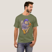 T-shirt Beaver Cricket Cricket chauve-souris (Devant entier)