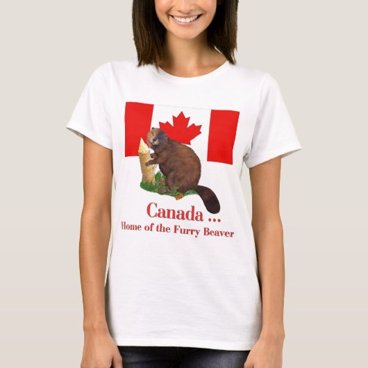 T-shirt Beaver Furry (Devant)