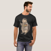 T-shirt Beaver Painter Paintbrush Painting (Devant entier)