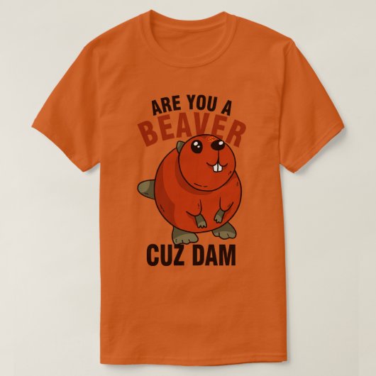 T-shirt Beaver Rodent (Design devant)