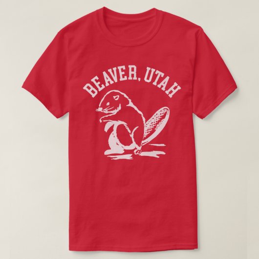 T-shirt Beaver Utah (Design devant)