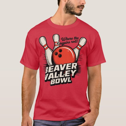T-shirt Beaver Valley Bowl - Rochester, PA (Devant)