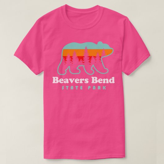 T-shirt Beavers Bend State Park Oklahoma Camping Randonnée (Design devant)