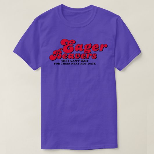 T-shirt Beavers Eager 1975 (Design devant)