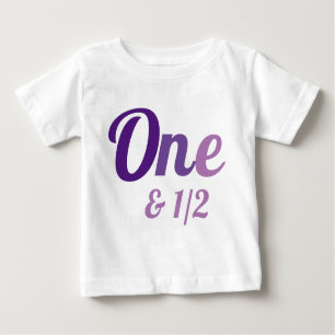 T-shirt bébé 18 mois un et demi anniversaire