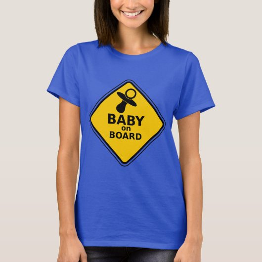 T-shirt Bébé à bord (Devant)