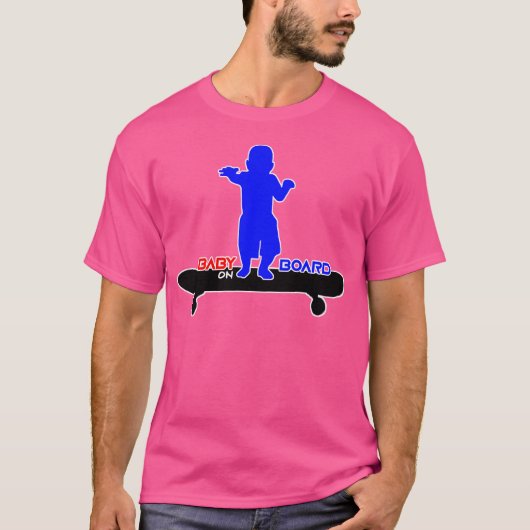 T-shirt Bébé à bord (Devant)