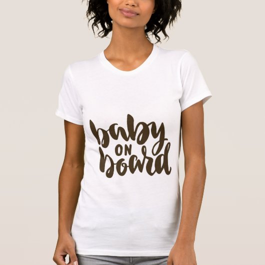 T-shirt bébé à bord (Devant)