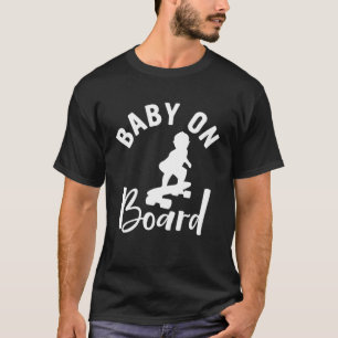T-shirt Bébé À Bord Patinage Surf Solar Opposites Mem