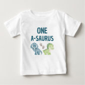 T-shirt bébé à un saurus (Devant)