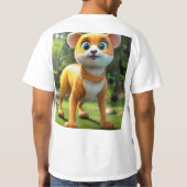 T-shirt bébé adorable - Coton doux, Design mignon, (Dos)