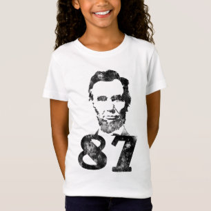 T-Shirt Bébé affligé de filles d'Abe 87 - pièce en t d