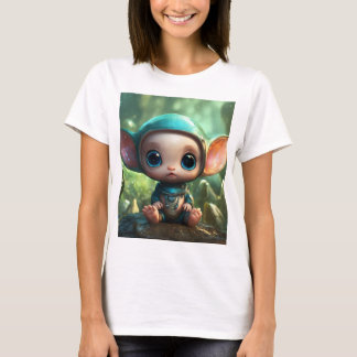 T-shirt Bébé Alien Fantaisiste – Un Paysage Onirique Surré