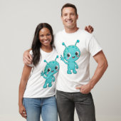 T-shirt Bébé Alien Monstre Spatial Mignon (Unisexe)