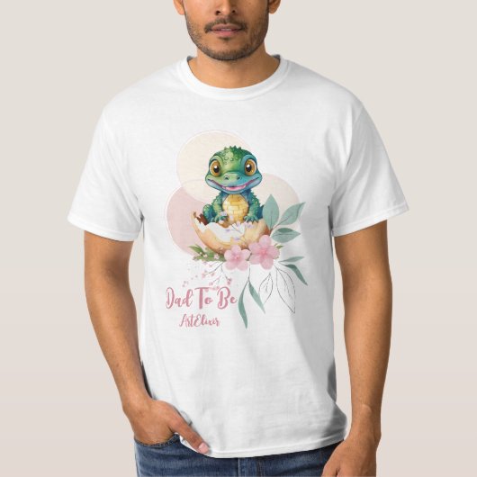 T-shirt Bébé Alligator Éclosion Hommes (Devant)