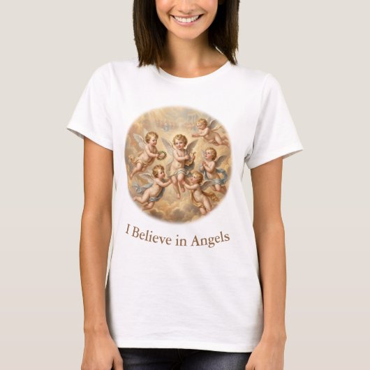 T-shirt Bébé Ange Chrétien (Devant)