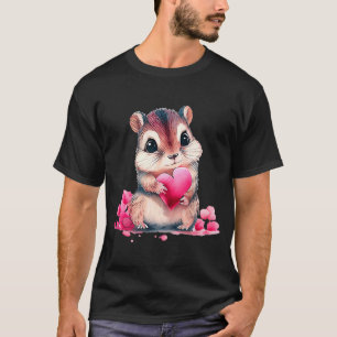 T-shirt Bébé Animal Saint Valentin's Day Animal mignonne H