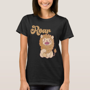 T-shirt Bébé Anniversaire Un lion sauvage Animaux Célébrat