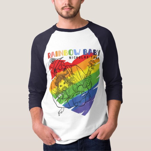 T-shirt Bébé Arc-en-ciel (Devant)
