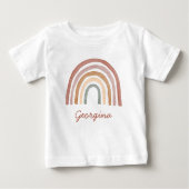 T-shirt bébé arc-en-ciel Boho (Devant)