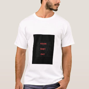 T-SHIRT BÉBÉ ASIATIQUE HOMOSEXUEL LGBT