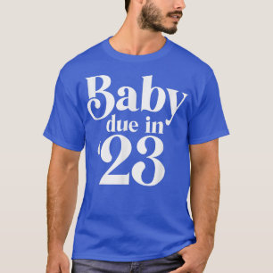 T-shirt Bébé attendu en 2023 Maman à être la grossesse Ann