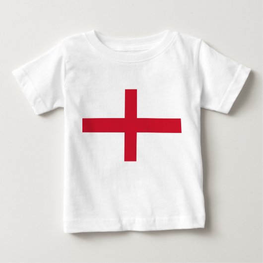 T-shirt bébé avec drapeau d'Angleterre (Devant)