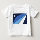 T-shirt bébé avec drapeau de Columbia, SC (Dos)