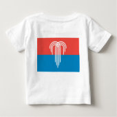 T-shirt bébé avec drapeau de Kansas City (Dos)