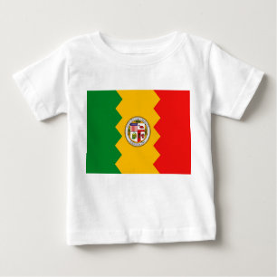 T-shirt bébé avec drapeau de Los Angeles, U.S.A.