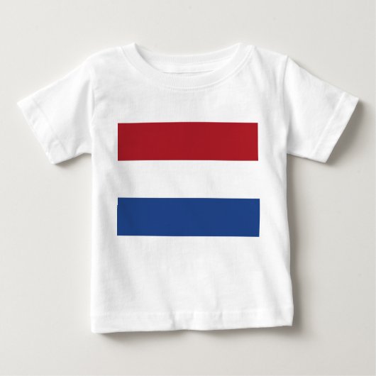 T-shirt bébé avec drapeau de Pays-Bas (Devant)