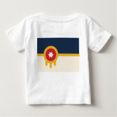 T-shirt bébé avec drapeau de Tulsa, Oklahoma (Dos)