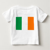 T-shirt bébé avec drapeau d'Irlande (Dos)