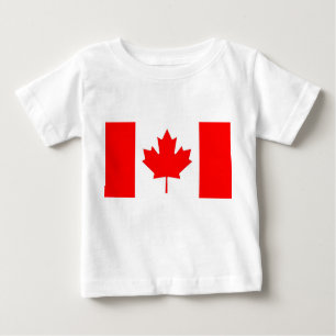 T-shirt bébé avec drapeau du Canada