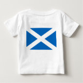 T-shirt bébé avec drapeau écossais (Dos)
