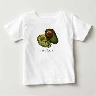 T-shirt bébé Avocado - Personnalisation optionnell