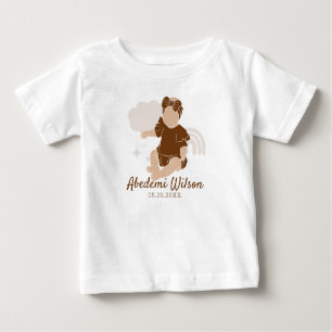 T-shirt bébé Baby shower africain américain
