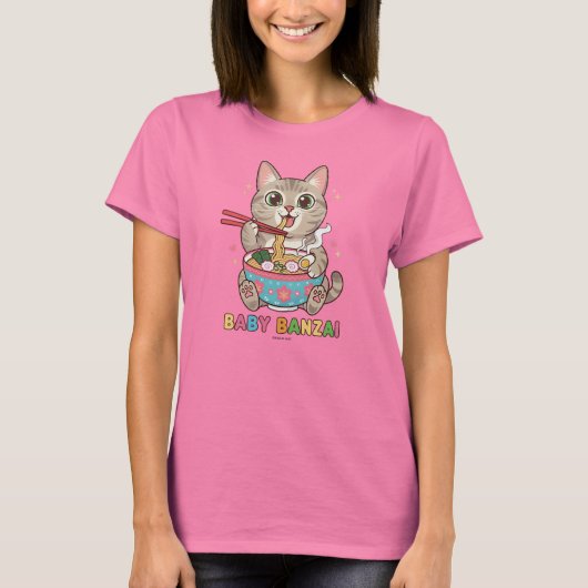 T-shirt Bébé Banzai Kat (Devant)