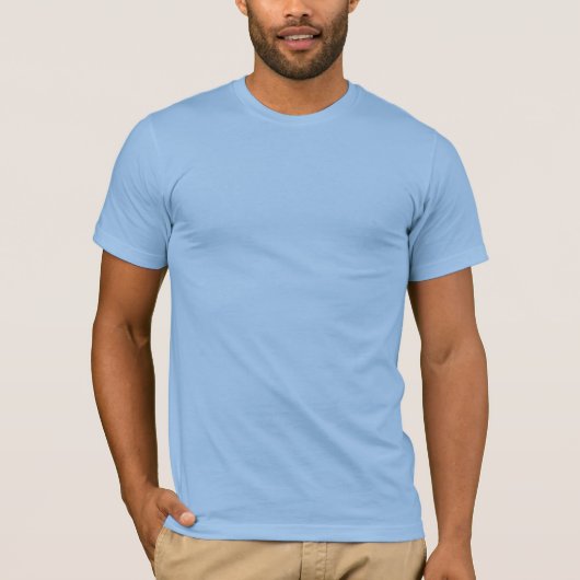 T-shirt Bébé Bleu Homme (Devant)