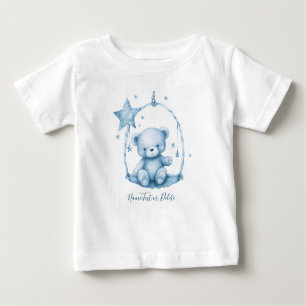 T-shirt bébé bleu Teddy Bear