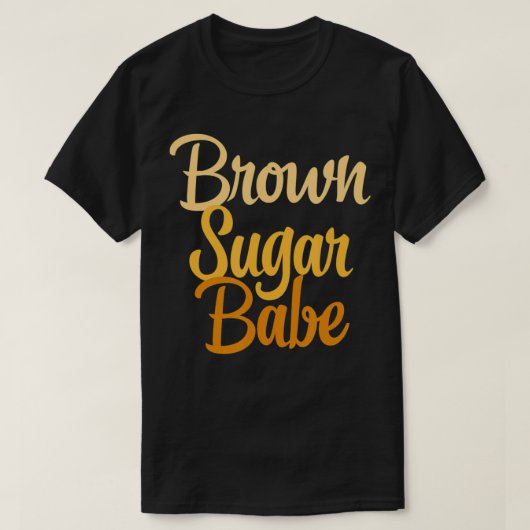 T-shirt Bébé Brown de sucre (Design devant)