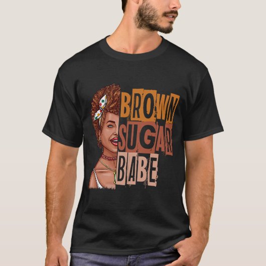 T-shirt Bébé Brown de sucre (Devant)