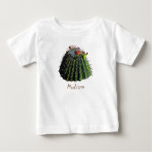 T-shirt bébé Cactus baril (Devant)