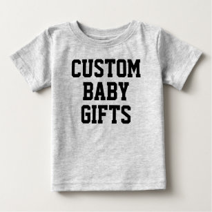 T-shirt bébé Cadeaux bébé personnalisés Modèle bla