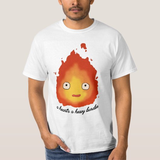 T-shirt Bébé Calcifer art (Devant)