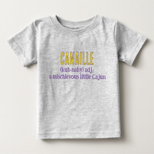 T-shirt bébé Canaille (Devant)