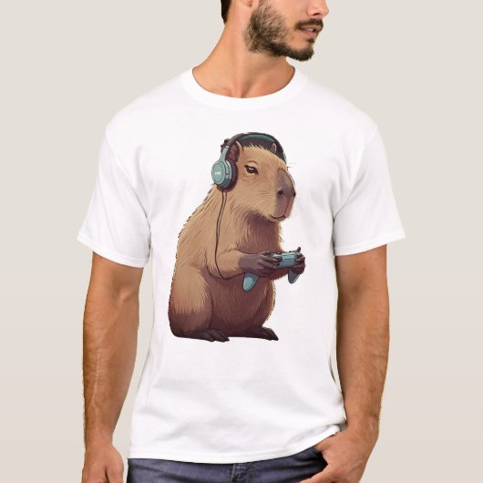 T-shirt bébé capybara (Devant)