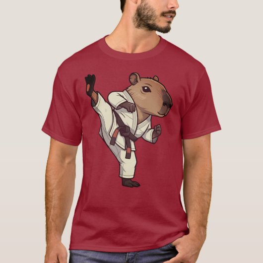 T-shirt bébé capybara (Devant)